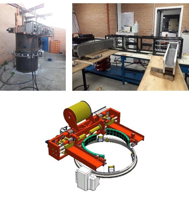 Montaje del sistema Pile Master: ensayo sobre pilote, taller y modelo 3D